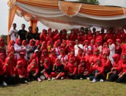 Bupati Lampung Selatan Ikuti Senam Jantung Sehat Bersama Masyarakat Kecamatan Sragi