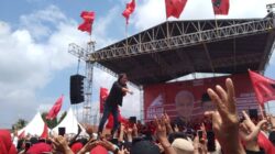 Once Mekel Meriahkan Kampanye Akbar PDI-P