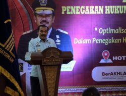 Kakanwil Kemenkumham Lampung, Edi Kurniadi Resmi Membuka Sosialisasi Penegakan Hukum Kekayaan Intelektual Tahun 2022