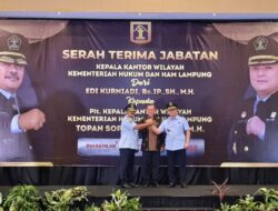 Topan Sopuan Gantikan Edi Kurniawan Jabat Kakanwil Kemenkumham Lampung