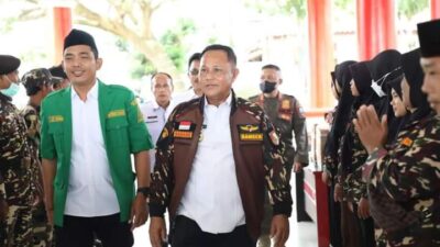 Nanang Ermanto Hadiri Pelantikan Pengurus GP Ansor Lamsel Masa Khidmat 2021-2025