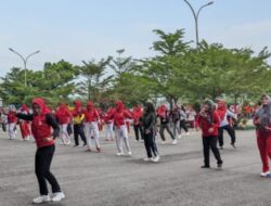 Kegiatan Senam Rutin Pemerintah Kabupaten Lampung Selatan