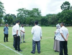 Lapangan Sepak Bola Unila Kembali Dibuka untuk Segala Kegiatan Olahraga