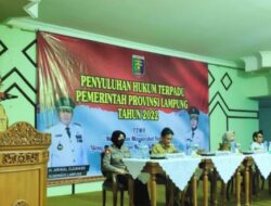 Pemprov Lampung Gelar Penyuluhan Hukum Terpadu di Kabupaten Tuba