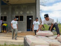 Peduli Perkembangan Ponpes, Santri Dukung Ganjar Beri Bantuan Material Pembangunan
