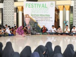 Jelang Ramadan, Santri Dukung Ganjar Gelar Festival Lomba hingga Cek Kesehatan di Ponpes Lampung Utara