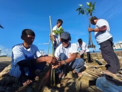 Peduli Lingkungan, Komunitas Nelayan Pesisir Lampung Ajak Warga Pesawaran Tanam Hutan Mangrove