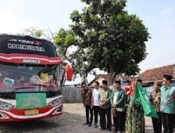 Walikota Lepas PCNU Bandar Lampung Menuju Jawa Timur