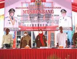 Walikota Buka Musrenbang Kecamatan Se-Kota Bandar Lampung