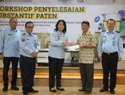 Kemenkumham Lampung Serahkan 6 Sertifikat Hak Paten