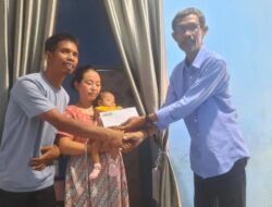JMSI Lampung beri Bantuan, Bayi Jantung Bocor di Natar