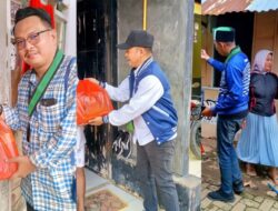 KNPI Lampung Kembali Gelar Bhakti Sosial Bagikan Sembako kepada Warga