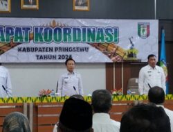 Pj Bupati Pringsewu Gelar Rakor Perdana