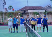 Pj. Gubernur Lampung dan Pj. Bupati Pringsewu Tenis bersama
