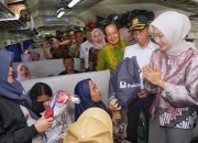 Wagub Jihan Nurlela Lepas Mudik Gratis, 1.700 Pemudik Berangkat dengan Kereta Api
