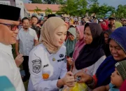 Tinjau Pasar Murah di Lampung Tengah, Wagub Jihan Pastikan Stok Pangan Aman dan Harga Terjangkau