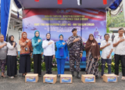 Gerakan Pangan Murah, Layanan Kesehatan dan Donor Darah Warnai Perayaan HUT PMI dan TNI AL