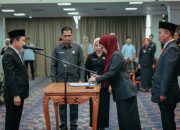 Perkuat Pelayanan Publik, Sekdaprov Lampung Lantik 31 Pejabat