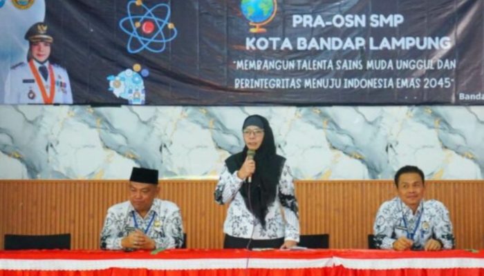 997 Siswa SMP se-Bandarlampung Ikuti Pra OSN
