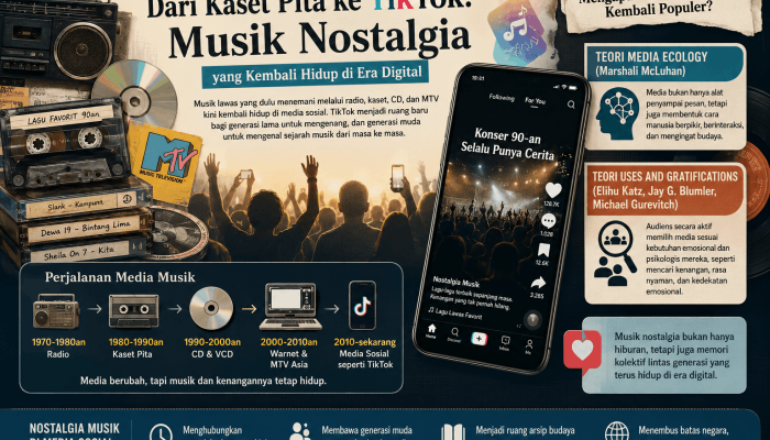 Di Tengah Konten Instan, Nostalgia Musik Justru Bertahan