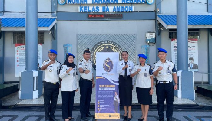 Rutan Ambon Perkuat Transformasi Digital Lewat Aplikasi SIPAMRUTAN