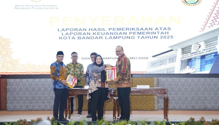 Pemkot Bandar Lampung Kembali Raih Opini WTP dari BPK atas LKPD Tahun Anggaran 2025