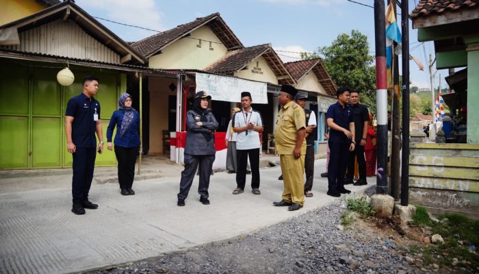 Wali Kota Bandarlampung Eva Dwiana Tinjau Hasil Perbaikan Jalan Wala Kuba